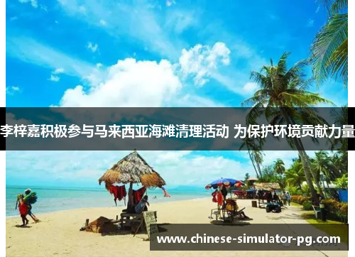 李梓嘉积极参与马来西亚海滩清理活动 为保护环境贡献力量